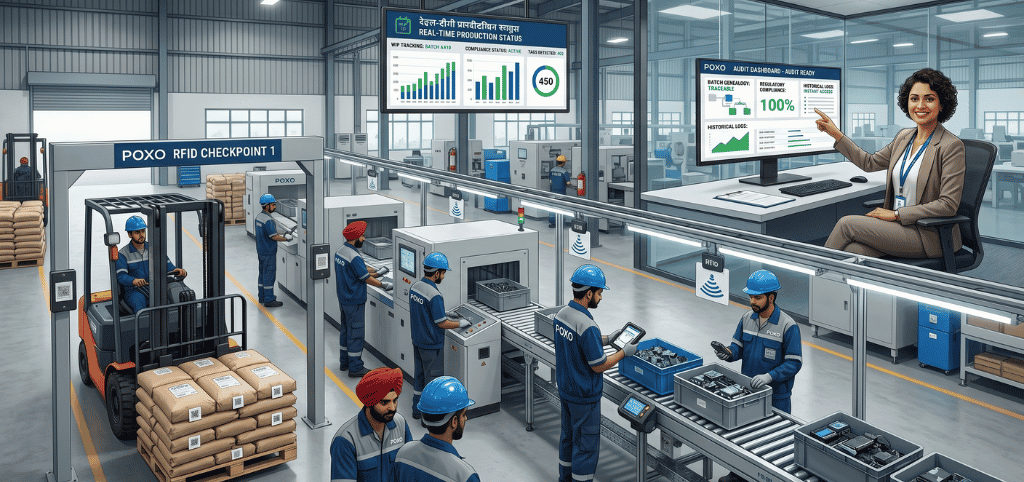 RFID Traceability for Manufacturing & Audit Compliance