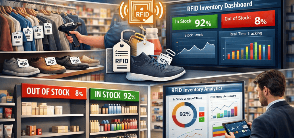 Reduce Out-of-Stocks by Double Digits with Item-Level RFID Tags
